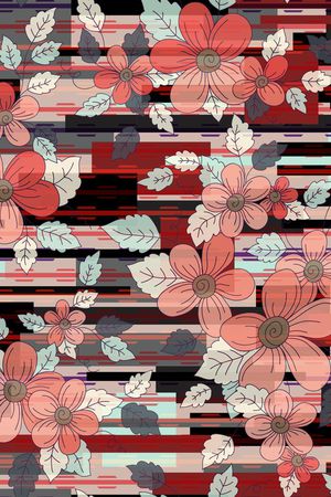 绿植树叶印花华亿平台图片