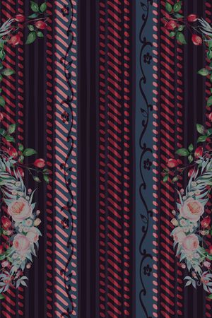 绿植树叶印花华亿平台图片