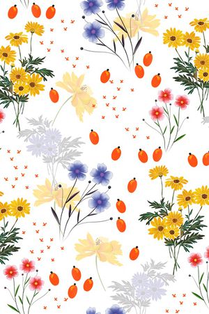 连衣裙印花华亿平台图片