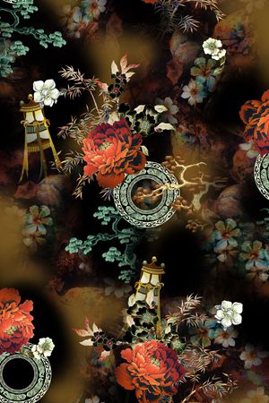 数码华亿平台印花华亿平台图片