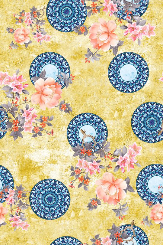 水彩印花华亿平台图片