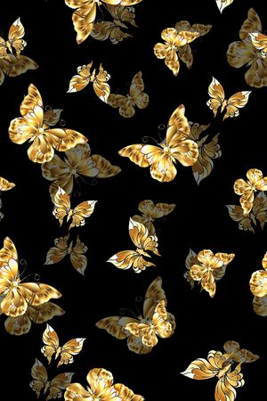 花卉蝴蝶印花华亿平台图片