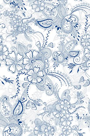 线条画印花华亿平台图片