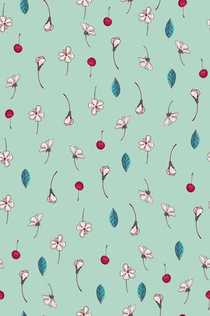 樱桃印花华亿平台图片