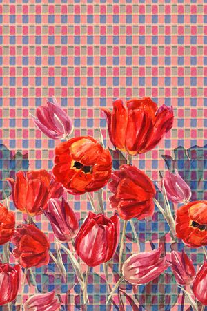 线条印花华亿平台图片