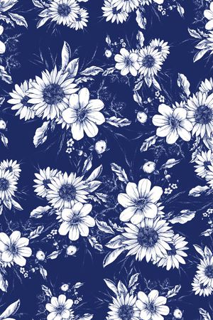 签字笔花卉印花华亿平台图片