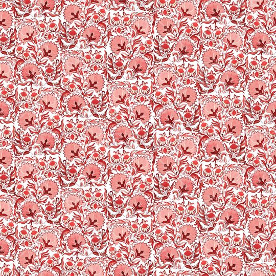 手绘佩斯利印花华亿平台图片