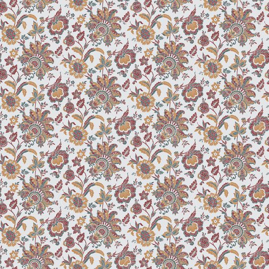 手绘佩斯利印花华亿平台图片