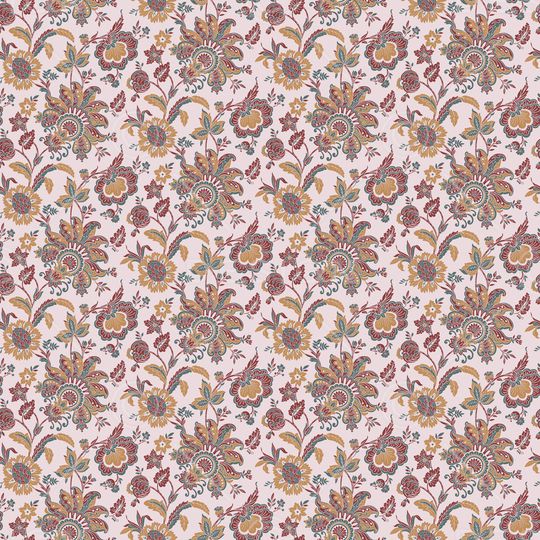 手绘佩斯利印花华亿平台图片