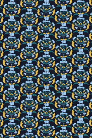 手绘佩斯利印花华亿平台图片