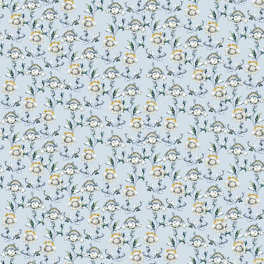 手绘佩斯利印花华亿平台图片