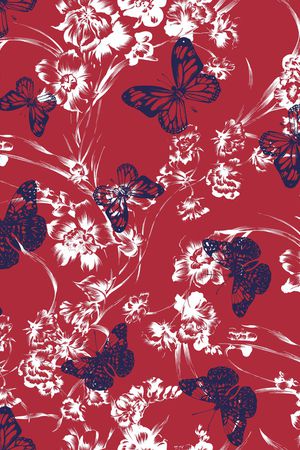 兰花印花华亿平台图片