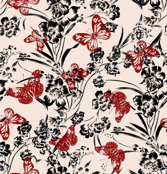 兰花印花华亿平台图片