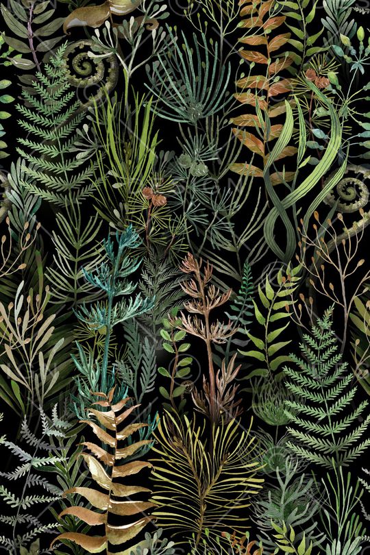 绿植树叶印花华亿平台图片