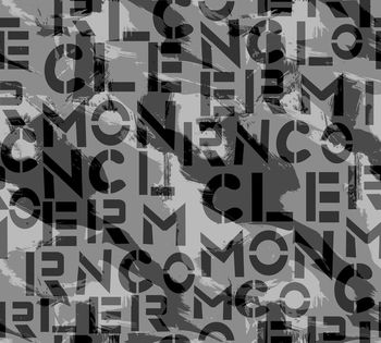 字母混搭组合印花华亿平台图片