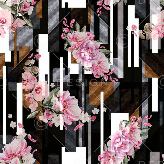 绿植树叶印花华亿平台图片