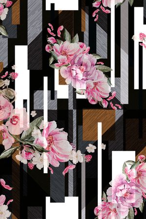 绿植树叶印花华亿平台图片