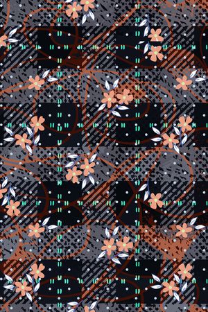 绿植树叶印花华亿平台图片