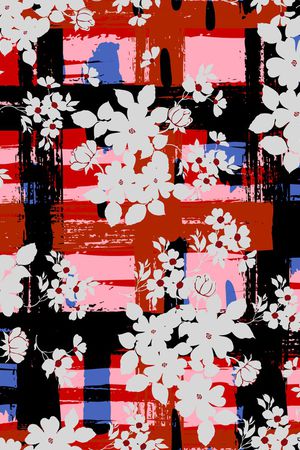 绿植树叶印花华亿平台图片