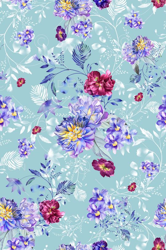 绿植树叶印花华亿平台图片