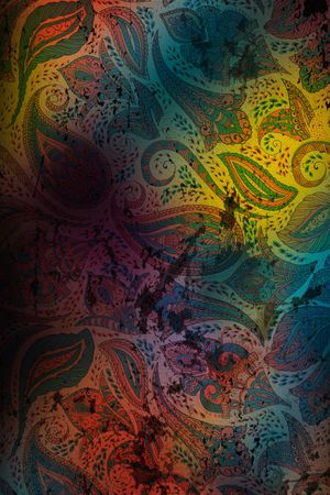 佩斯利印花华亿平台图片