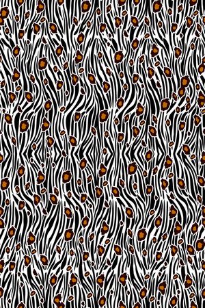 动物纹印花华亿平台图片