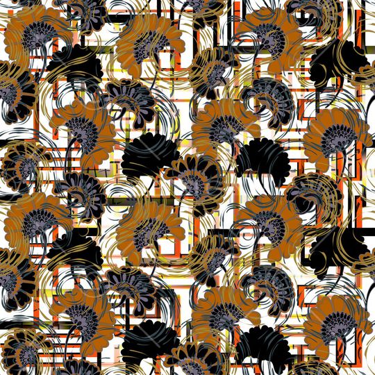 绿植树叶印花华亿平台图片