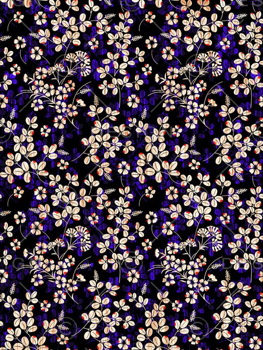 绿植树叶印花华亿平台图片