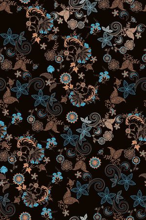 连衣裙印花华亿平台图片