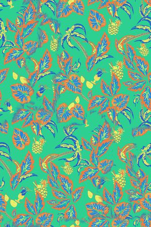 连衣裙印花华亿平台图片