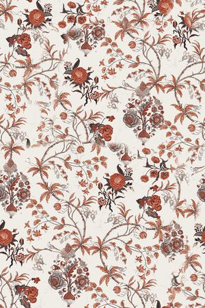 连衣裙印花华亿平台图片