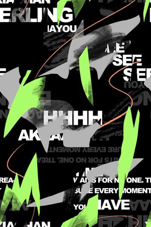 字母印花华亿平台图片