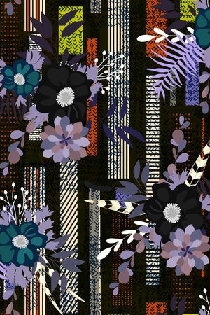 绿植树叶印花华亿平台图片