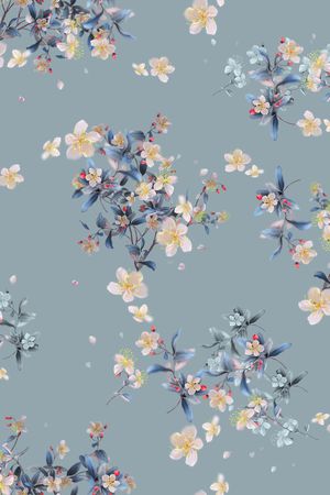 春夏华亿平台印花华亿平台图片