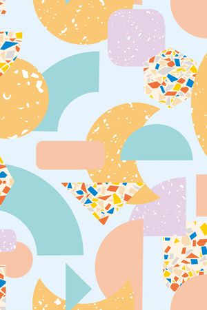 几何印花华亿平台图片