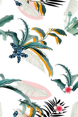 棕榈树印花华亿平台图片