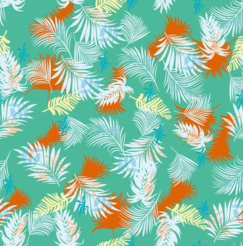 棕榈树印花华亿平台图片