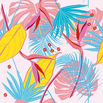 棕榈树印花华亿平台图片