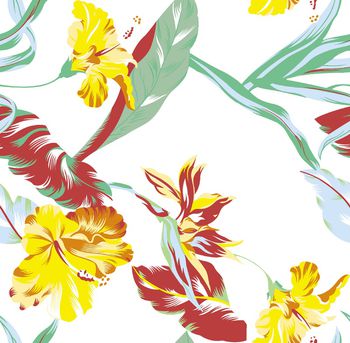 棕榈树印花华亿平台图片