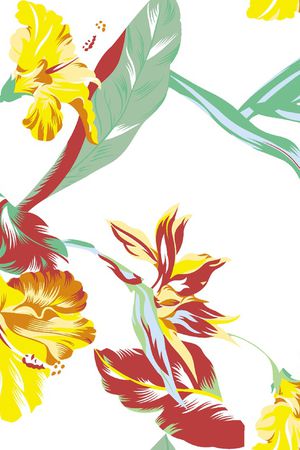 棕榈树印花华亿平台图片