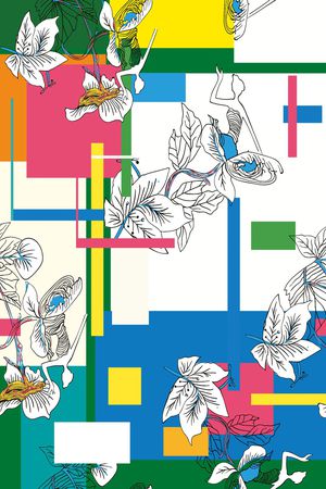 棕榈树印花华亿平台图片