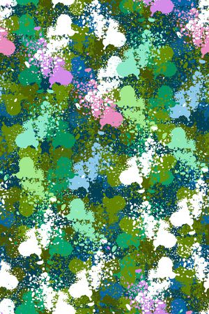 抽象男装印花华亿平台图片