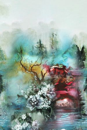 壁画印花华亿平台图片