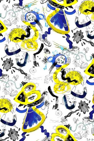 卡通印花华亿平台图片