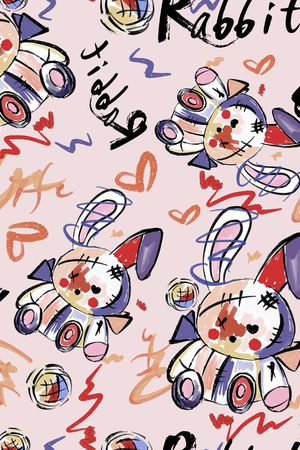 兔子印花华亿平台图片