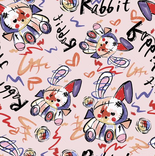 兔子印花华亿平台图片