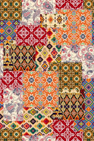 几何印花华亿平台图片