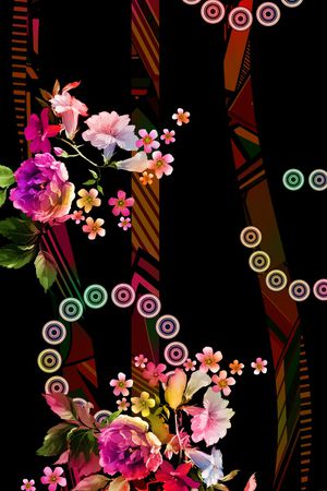 几何印花华亿平台图片