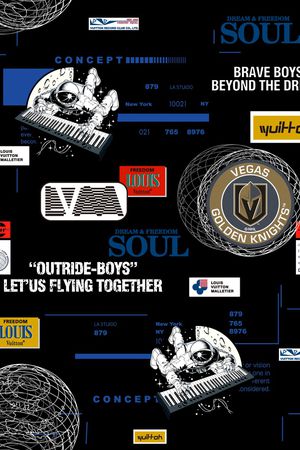 字母印花华亿平台图片