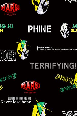 字母印花华亿平台图片